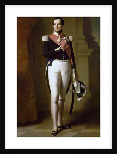 Portrait of King Leopold I of Belgium, 1847 by Anonymous