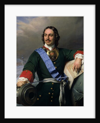 Portrait of Emperor Peter I the Great, 1838 by Anonymous