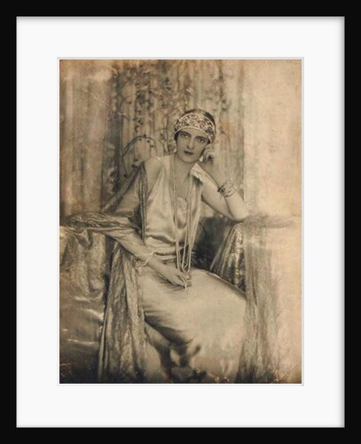 Portrait of Princess Irina Alexandrovna of Russia, wearing one of the Maison Irfé creati by Anonymous