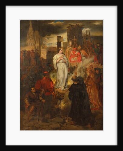The death of Joan of Arc by Anonymous