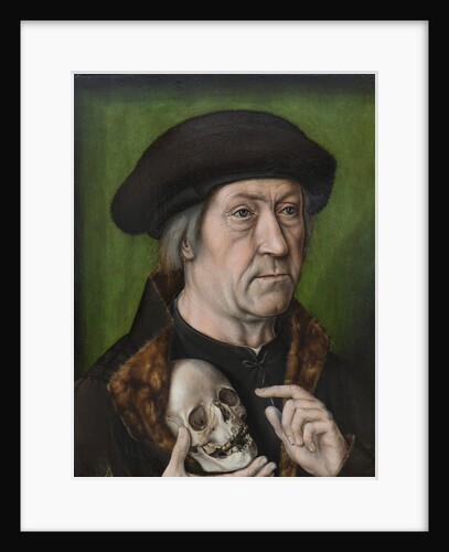Self-Portrait with a Skull, c. 1520 by Anonymous