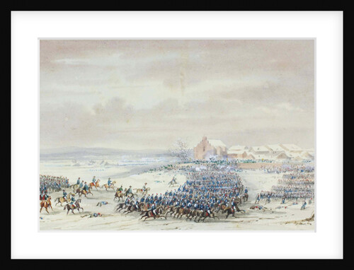 Murats Cavalry Charge at Eylau by Anonymous
