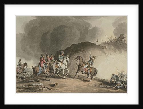 The death of General Moreau at Dresden by Anonymous