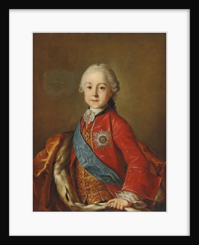 Portrait of Grand Duke Pavel Petrovich, Second Half of the 18th cen by Anonymous