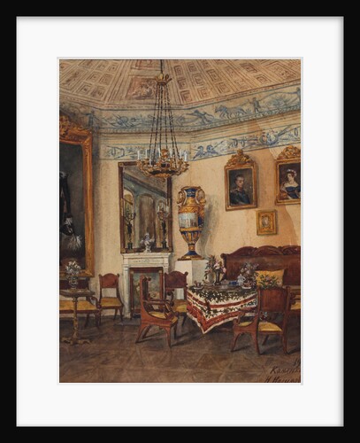 Interior in the Kamenka Estate of the Podolia Governorate, 1913 by Anonymous