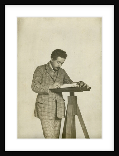 Albert Einstein at the Swiss Patent Office in Bern, 1905 by Anonymous