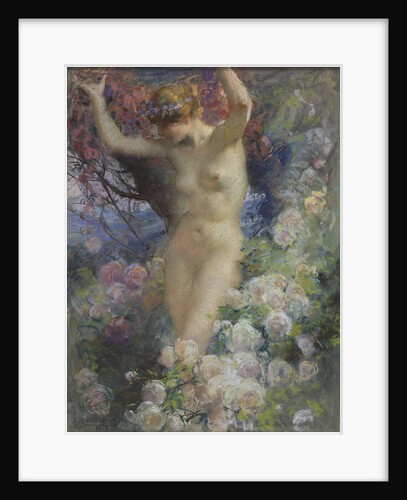 Among the roses (Parmi les roses), 1917 by Anonymous
