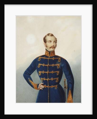 Portrait of the Crown prince Alexander Nikolayevich, 1850 by Anonymous