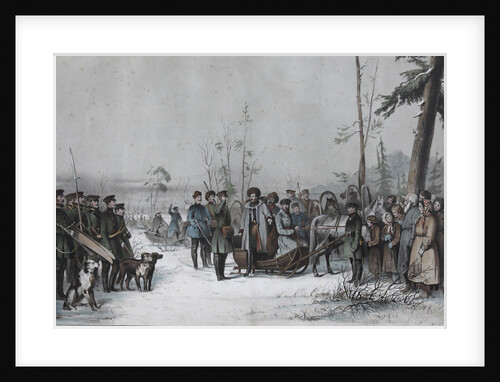 The Bear Hunt of Tsar Alexander II, 1858-1860 by Anonymous