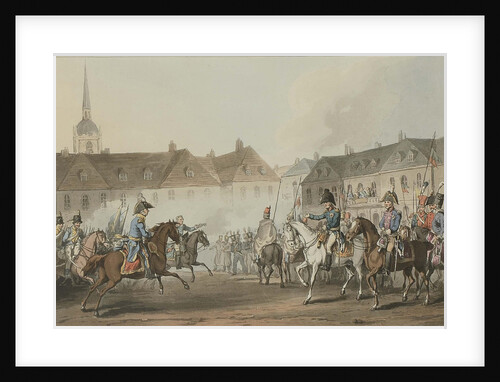 Meeting of the Emperor of Russia, the King of Prussia and the Crown Prince of Sweden, 1813 by Anonymous