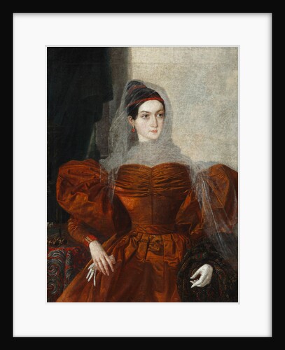 Portrait of Vera Alexandrovna Nashchokina, End 1830s by Anonymous