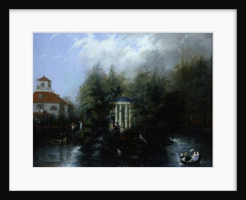 Pond in the Estate Garden, 1843 by Anonymous