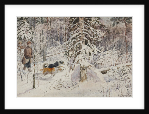 The hunters, Second Half of the 19th cen by Anonymous