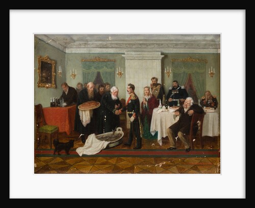 Congratulations to the boss, 1867 by Anonymous
