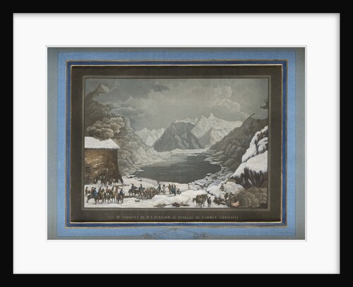 Napoleon passing the Great St Bernard Pass by Anonymous