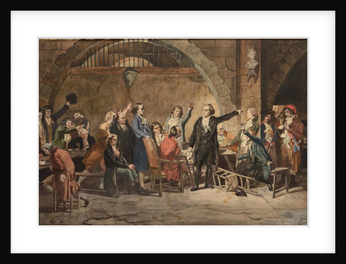 The last goodbye of the Girondins by Anonymous
