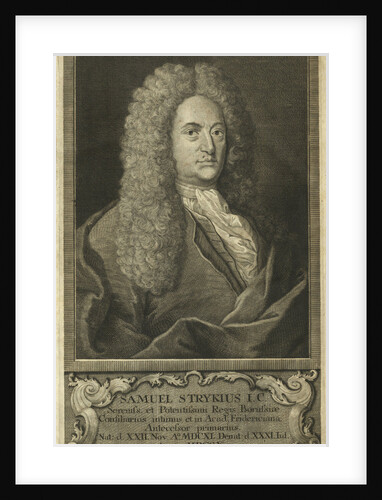 Portrait of Samuel Stryk by Anonymous
