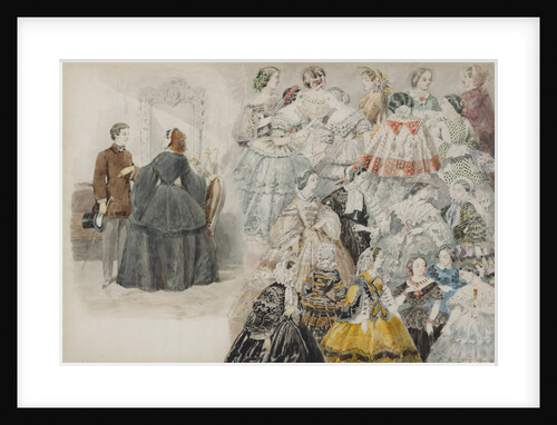 Ladies Fashion, End 1840s by Anonymous