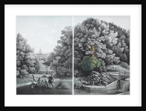 View of the Shablykino Estate, 1856 by Anonymous