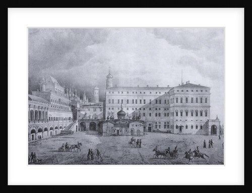The old Tsars palace in the Moscow Kremlin, 1825 by Anonymous