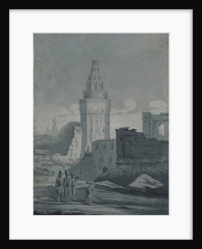 View of the ruins caused by a bomb explosion in the Moscow Kremlin during the retreat of the French by Anonymous