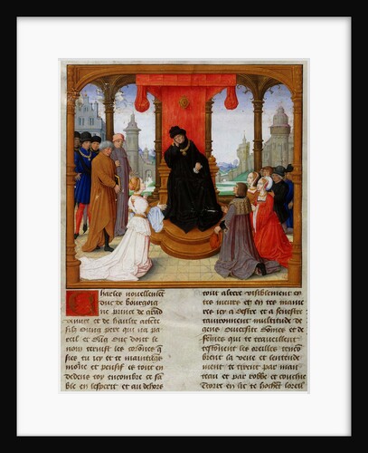 Charles the Bold, dressed in black in mourning for Philip the Good, Mid of the 15th cen by Anonymous