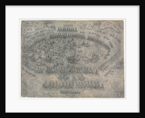 The Battle of Lepanto on 7 October 1571, 1572 by Anonymous