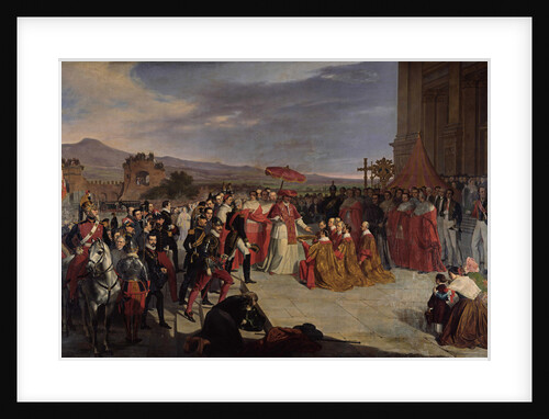 The reconsecration of the Lateran Basilica in Rome by Pope Pius IX, 1850s by Anonymous
