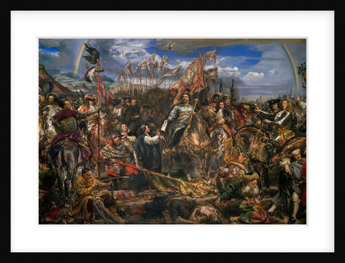 John III Sobieski sending message of victory to the Pope Innocent XI after the Battle of Vienna by Anonymous