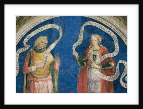 The Prophet Ezekiel and the Cimmerian Sibyl, 1492-1495 by Anonymous