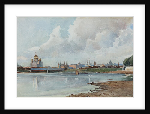 View of Moscow from the Neskuchny Garden, ca 1880-1885 by Anonymous