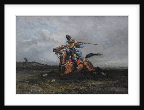 A Circassian rider, 1872 by Anonymous