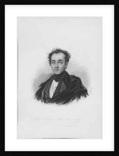 Portrait of the writer Alexander Fomich Veltman, 1841 by Anonymous