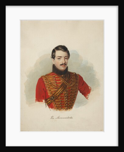 Prince Vladimir Alexandrovich Menshikov, 1839 by Anonymous