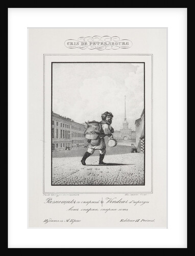 The asparagus seller, 1830-1831 by Anonymous