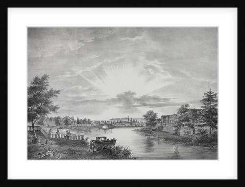 Presnensky Ponds in Moscow, 1825 by Anonymous