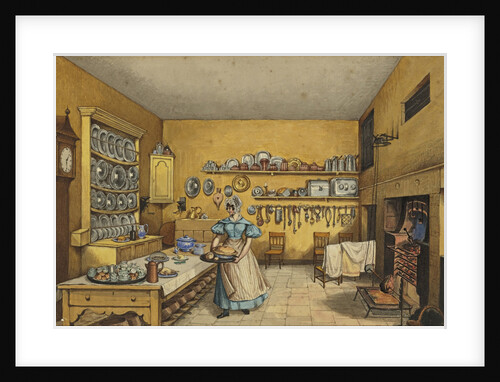 The Kitchen at Langton Hall by Anonymous