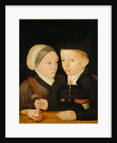 Portrait of a brother and a sister, also known as Fugger children, c.1540 by Anonymous