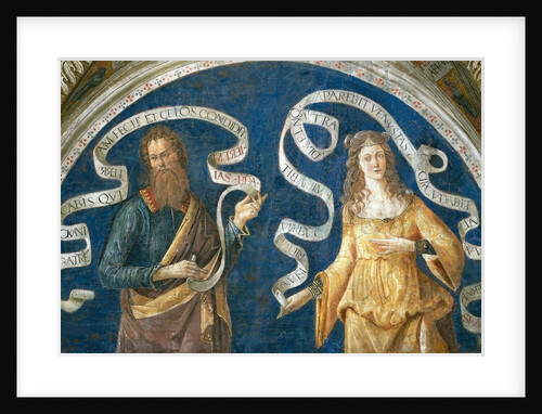 The Prophet Jeremiah and the Agrippine Sibyl, 1492-1495 by Anonymous