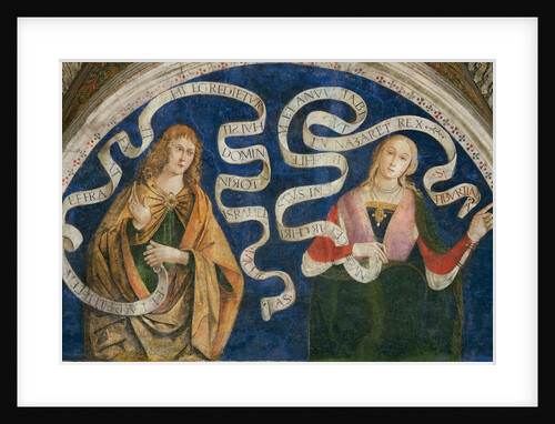 The Prophet Micah and the Tiburtine Sibyl, 1492-1495 by Anonymous