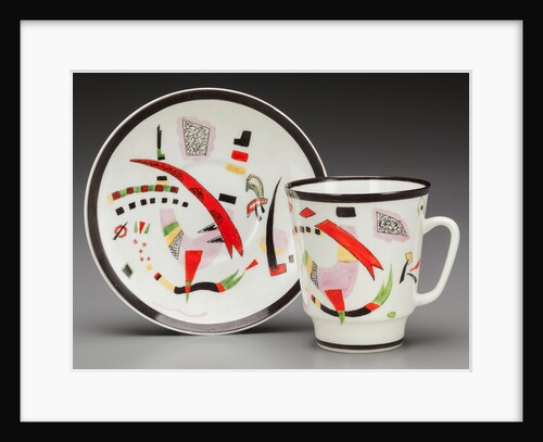 Cup with saucer, 1923 by Anonymous