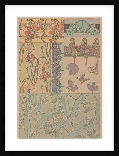 Textile design, c. 1900 by Anonymous