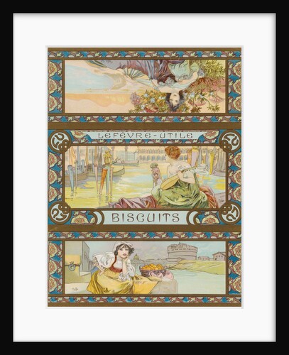 Lefèvre-Utile Buscuits Label, ca 1896 by Anonymous