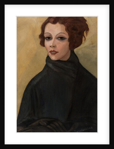 Portrait of Elene Komisarjevskaia-Balieff by Anonymous