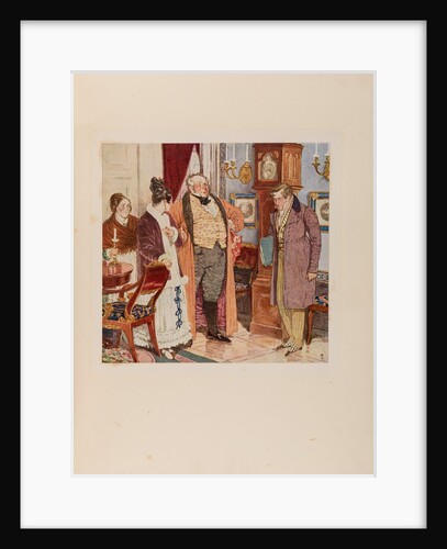 Illustration to the comedy Woe from Wit by Alexander Griboyedov, 1913 by Anonymous