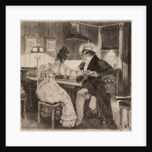 Illustration to the comedy Woe from Wit by Alexander Griboyedov, 1913 by Anonymous