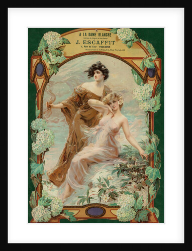 A La Dame Blanche. Fabrique de Lingerie, c. 1900 by Anonymous