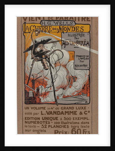 Poster to the special edition of The War of Worlds by H. G. Wells, 1906 by Anonymous