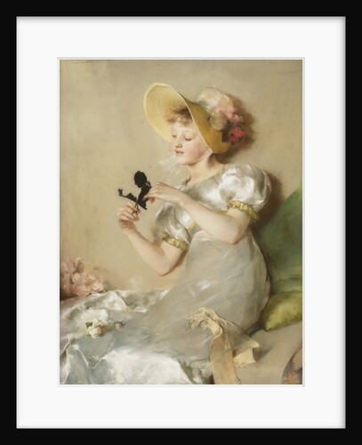 The Papercutting, c. 1890 by Anonymous