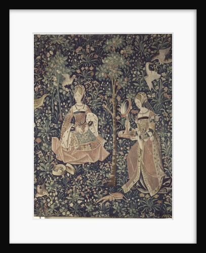 The Seigniorial Life: Embroidery (La vie seigneuriale: la broderie), Tapisserie, c. 1520 by Anonymous